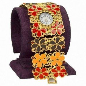 Women's Trendy Flower Watch